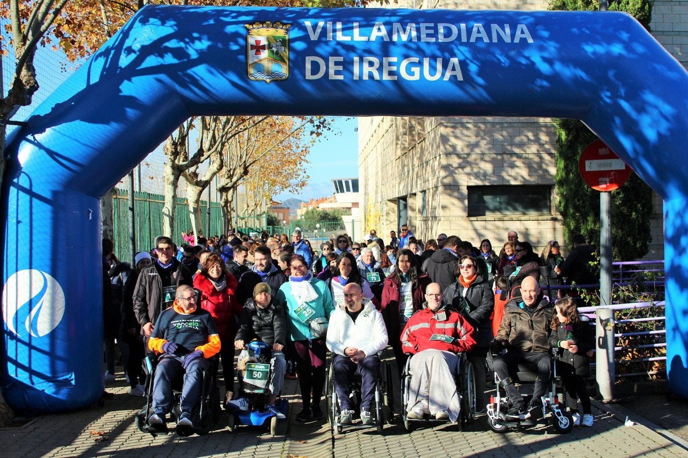 Marcha Solidaria en Familia, en Villamediana