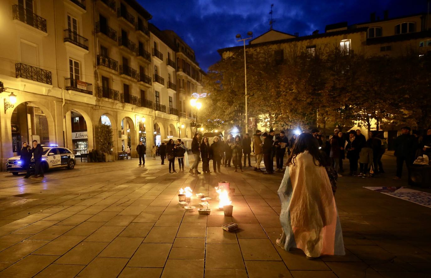 Fotos: Gylda y Marea Arcoíris reclaman con una protesta en Logroño una ley trans «sin recortes»