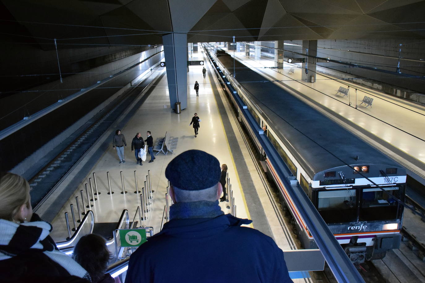 Imagen de la estación de Logroño de la capital riojana. 