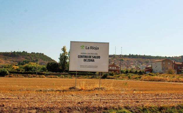 Parcela destinada al centro de salud de Alberite. 