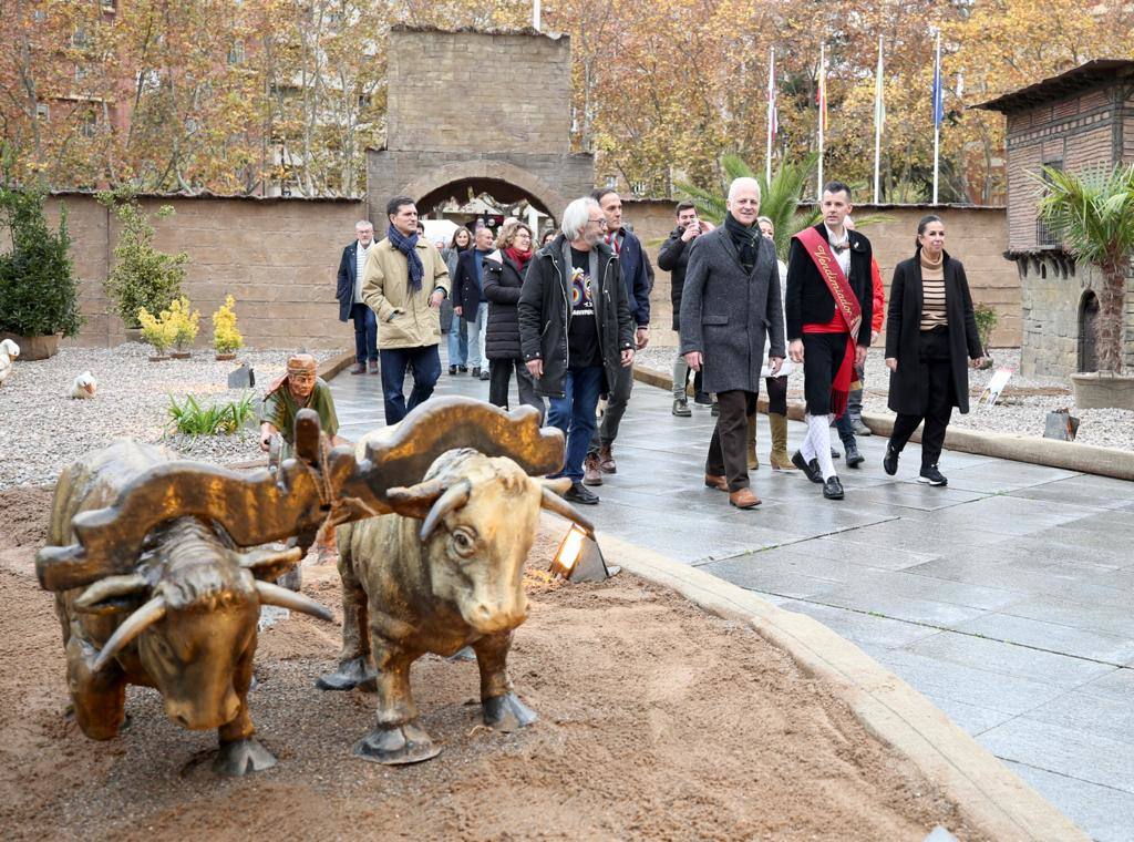 Fotos: Inauguración del belén monumental de Logroño