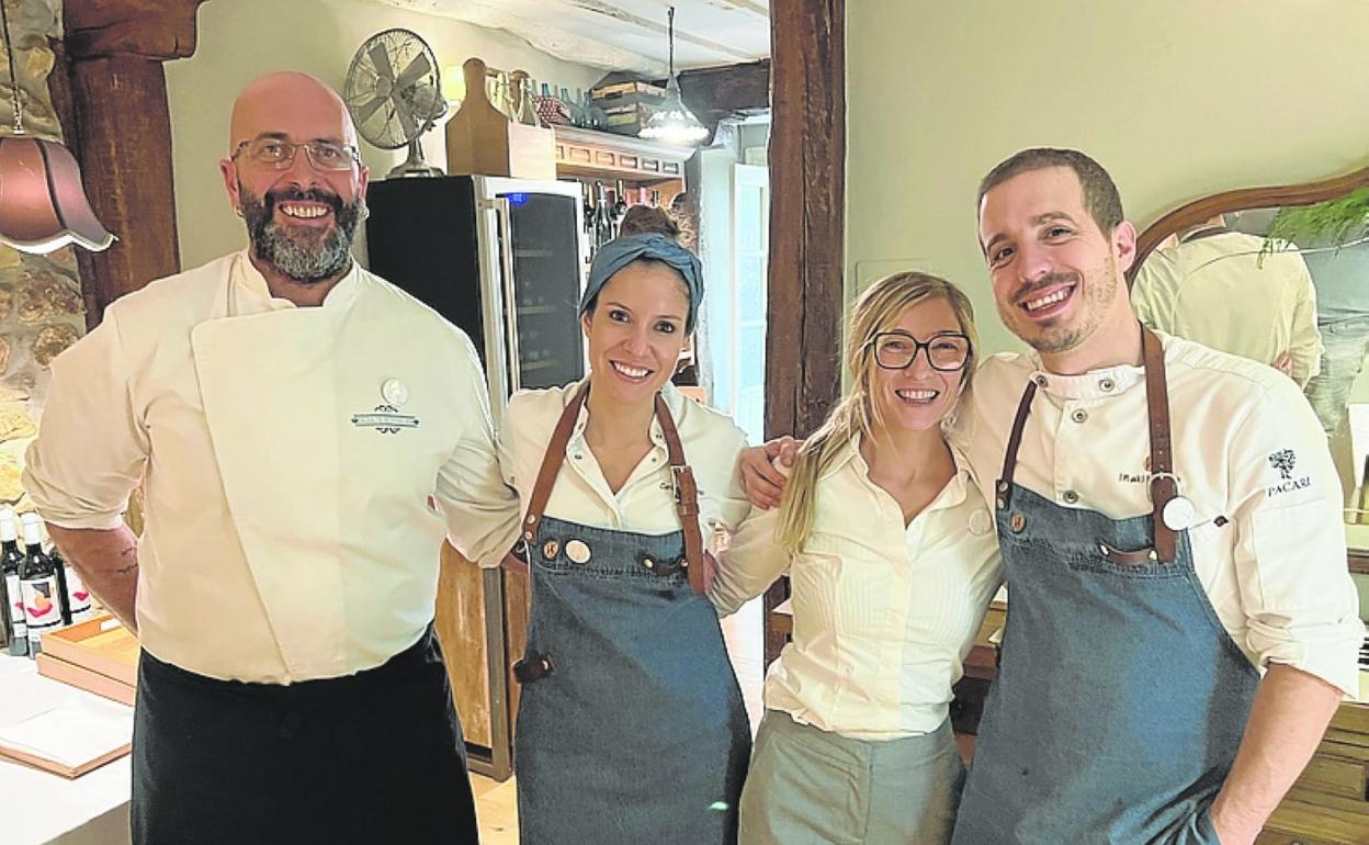 Urko Arenaza, Carolina Sánchez, Belén Morquillas e Iñaki Murúa. 