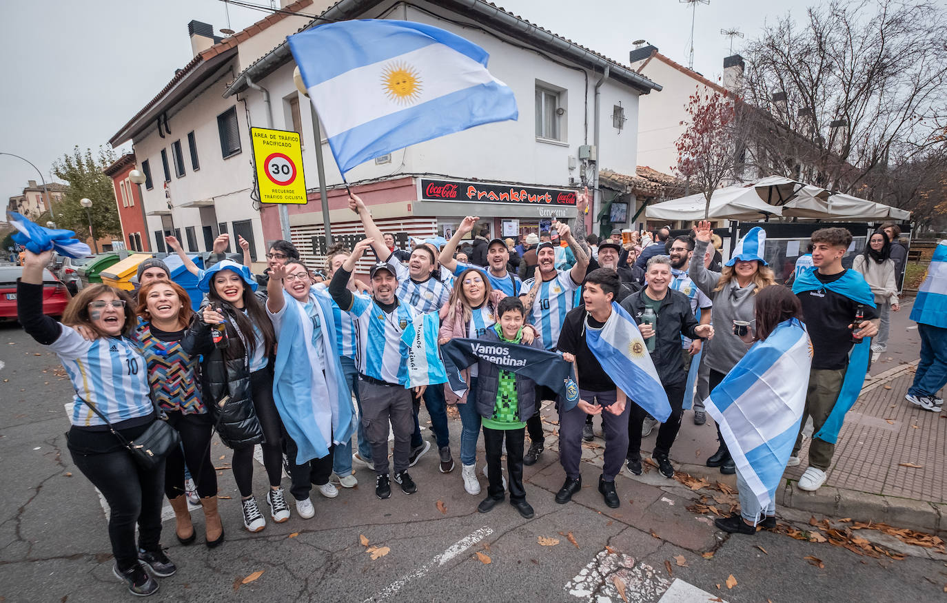 Fotos: ¿Cómo viven la final los argentinos de Logroño?