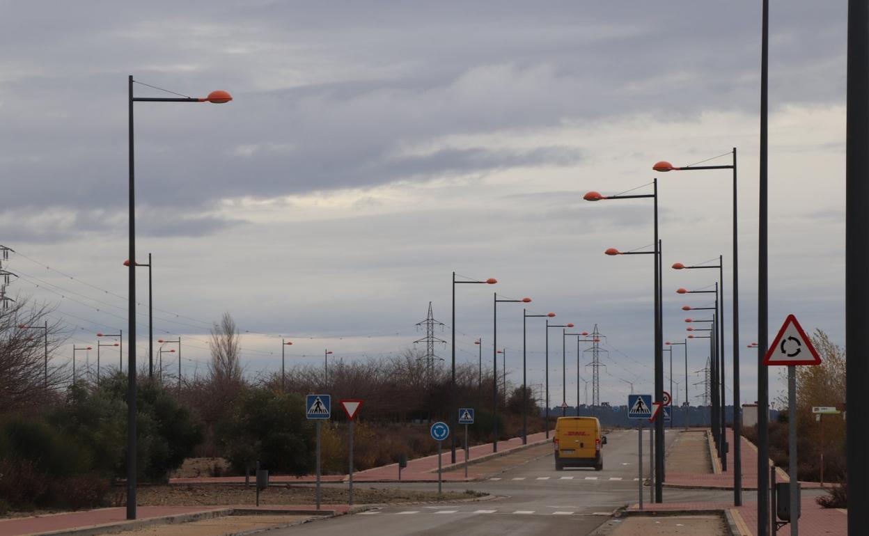 Imagen del polígono La Senda de Alfaro, en el que se arreglarán los desperfectos causados por el vandalismo y el paso del tiempo.