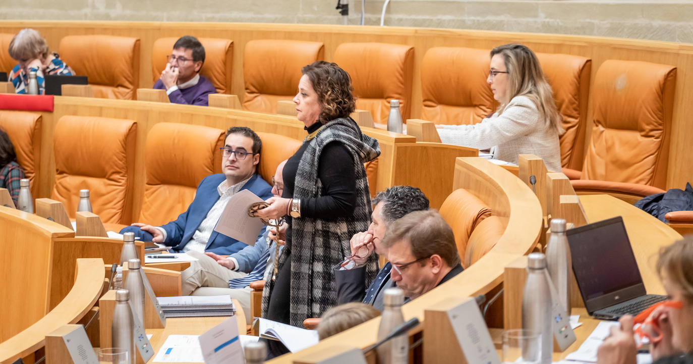 Fotos: Pleno de presupuestos en el Parlamento de La Rioja