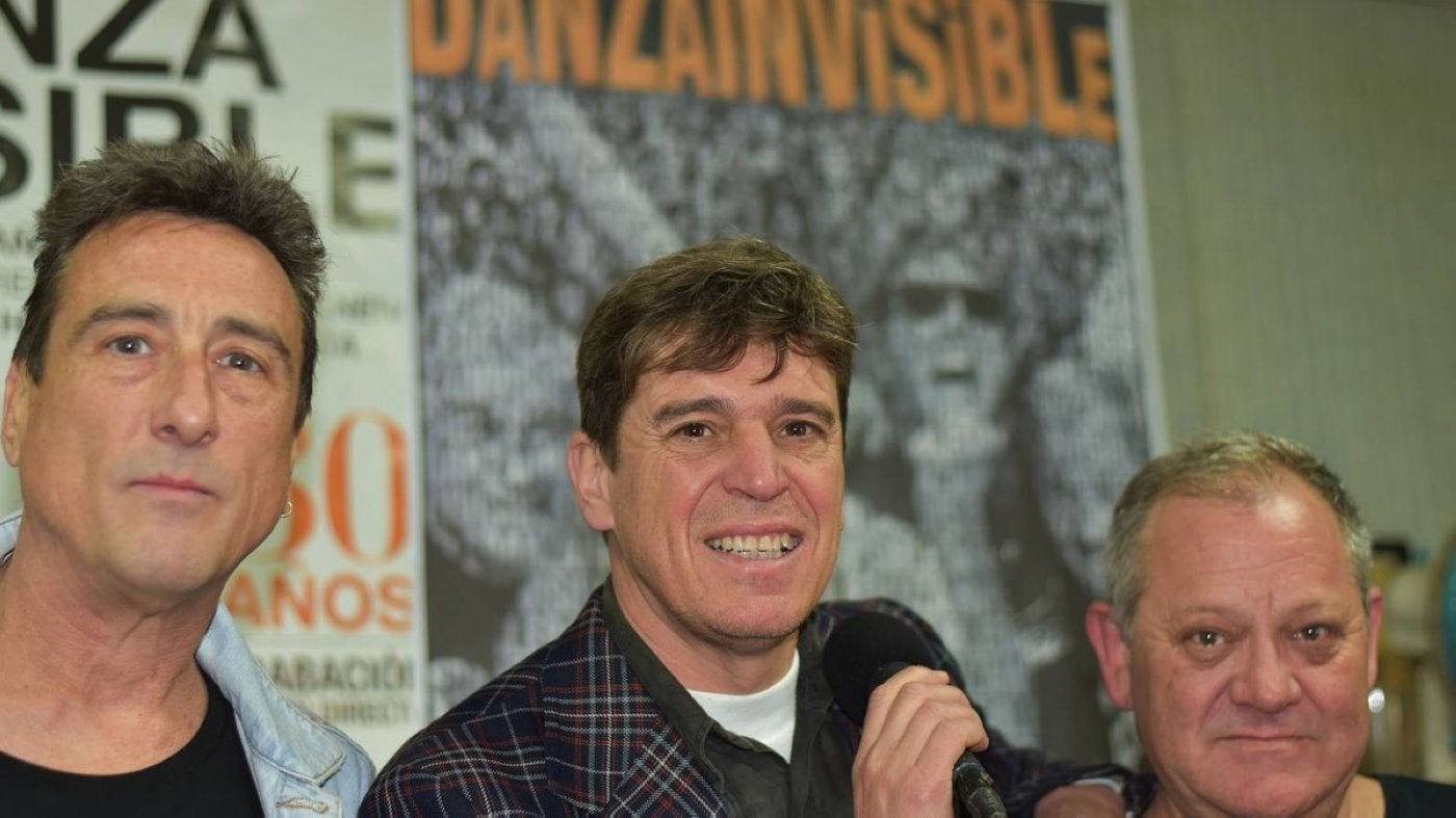 Chris Navas, Javier Ojeda y Manolo Rubio, de Danza Invisible. 