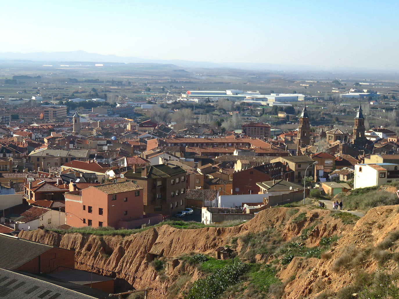 Vista de la localidad de Alfaro. 