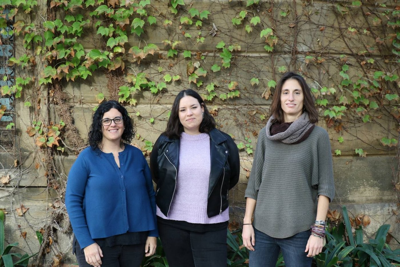 Las investigadoras del BBRC Marta Crous-Bou, Blanca Rodríguez-Fernández y Natàlia Vilor-Tejedor.