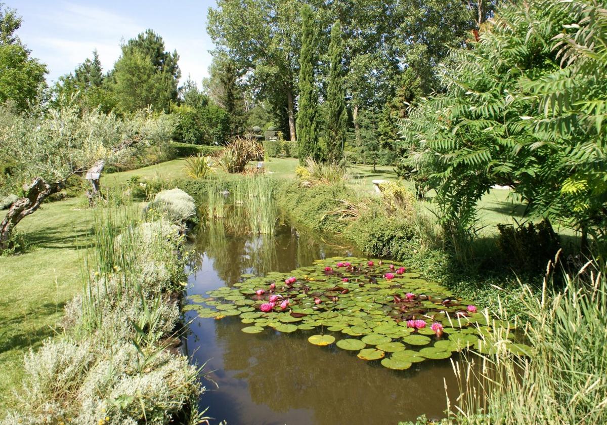 Jardín Botánico de La Rioja. Una de las zonas del entorno, donde se puede disfrutar de la naturaleza y la tranquilidad.