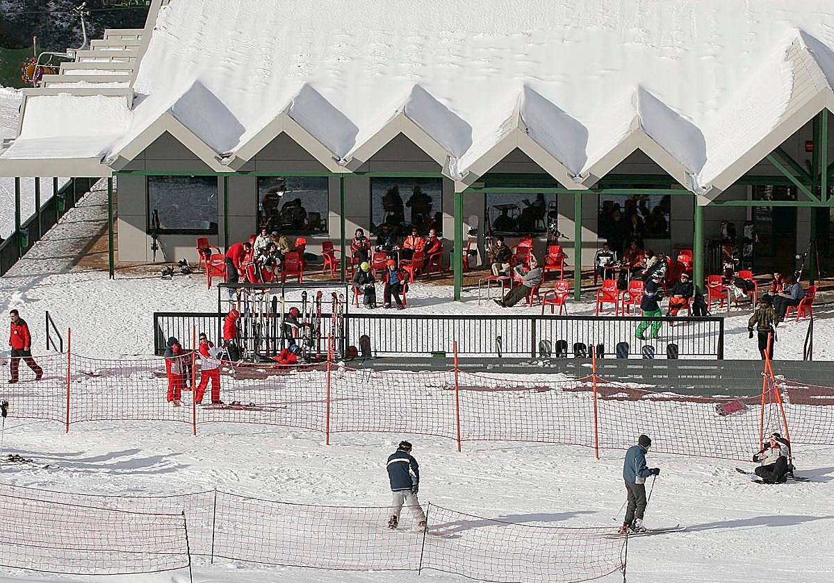 Valdezcaray ha perdido buena parte de la nieve con la que contaba.