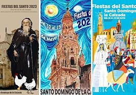 Detalles de los tres carteles seleccionados.