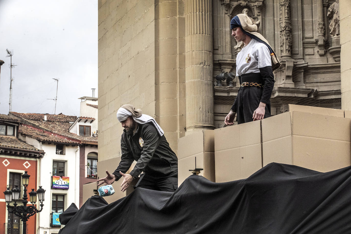 Ensayo solidario de la cofradía de Entrada de Jesús en Jerusalén