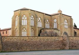 Exterior del monasterio de Cañas.