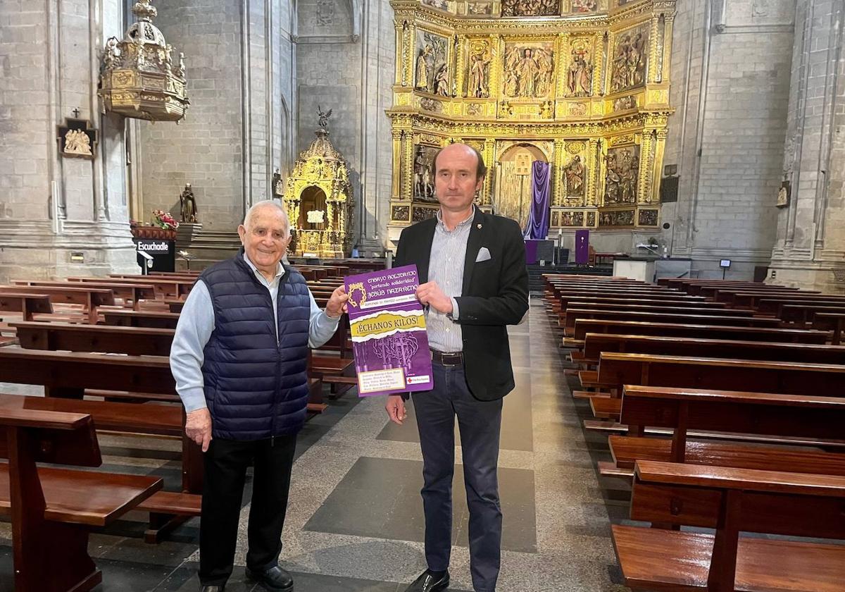 Fernando Reinares y Antonio García Castroviejo, en la presentación de la iniciativa solidaria.