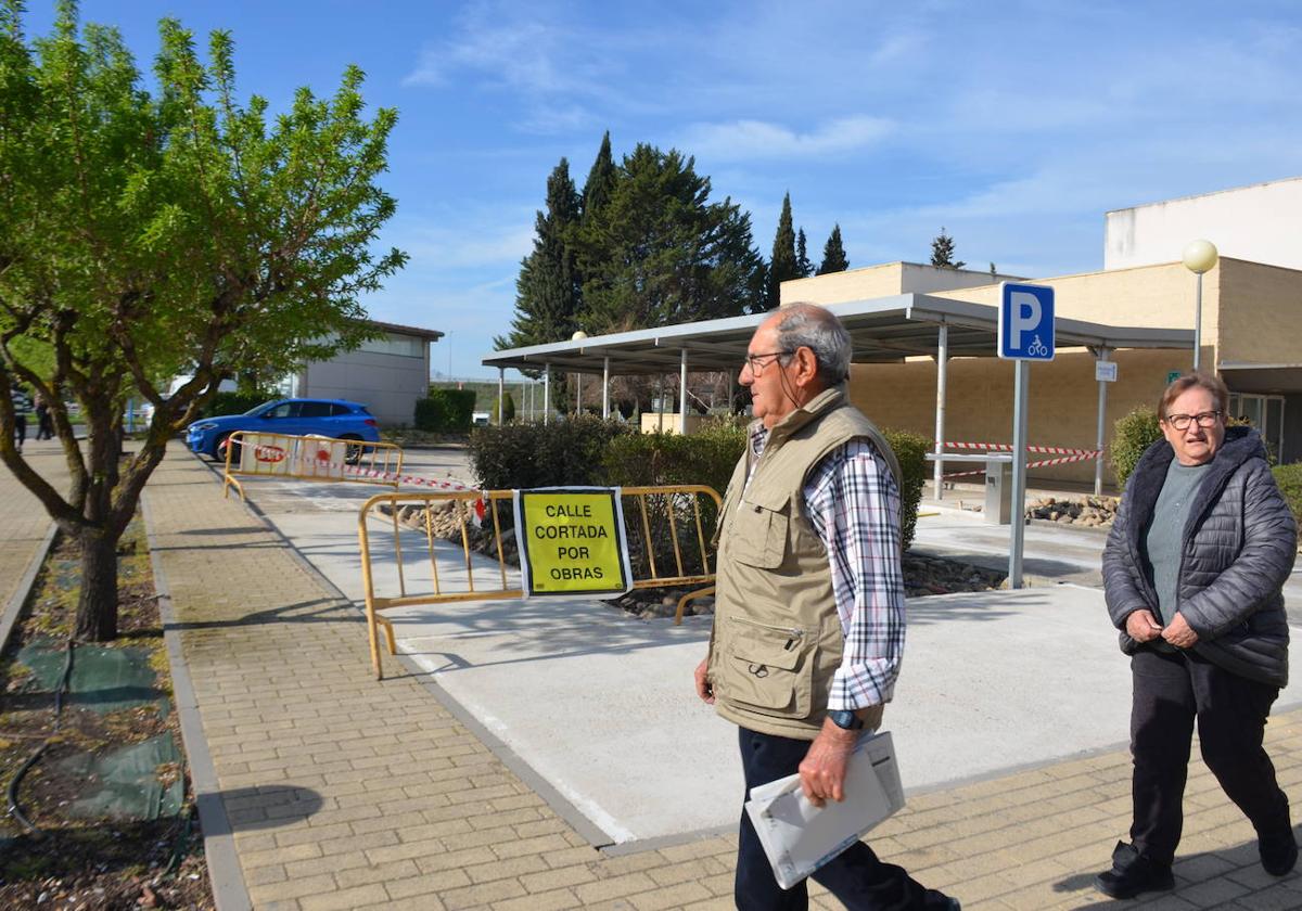 Exterior del hospital de Calahorra.