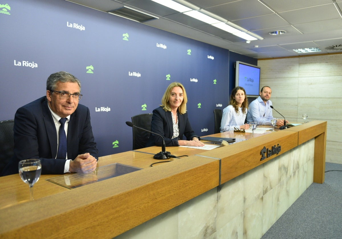 Pablo Rubio, María Somalo, María Victoria González e Íñigo Gastón.