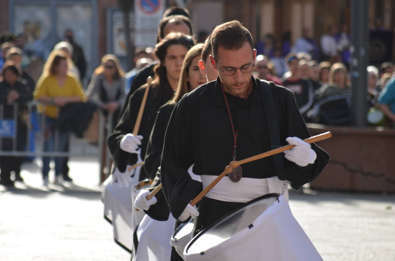 Los tambores de Semana Santa suenan en Calahorra