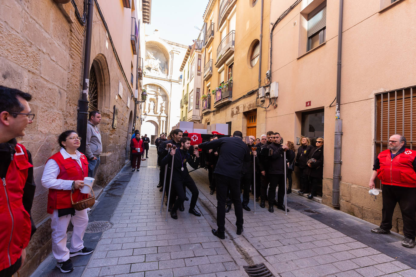 La solidaridad de las cofradías de la Flagelación y Jesús Nazareno