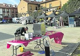 La plaza San Felipe de la localidad ha sido puesta a disposición del programa.