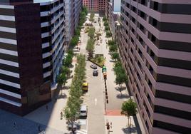 La nueva calle San Antón tendrá un solo carril y 79 aparcamientos menos