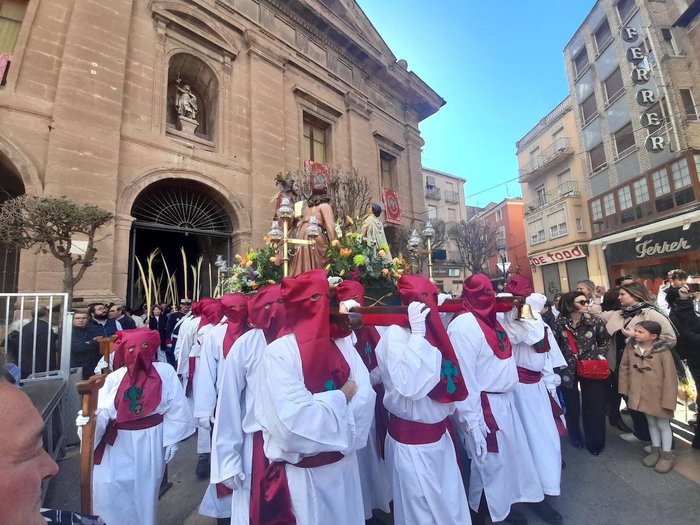 Procesión de Domingo de Ramos en Calahorra