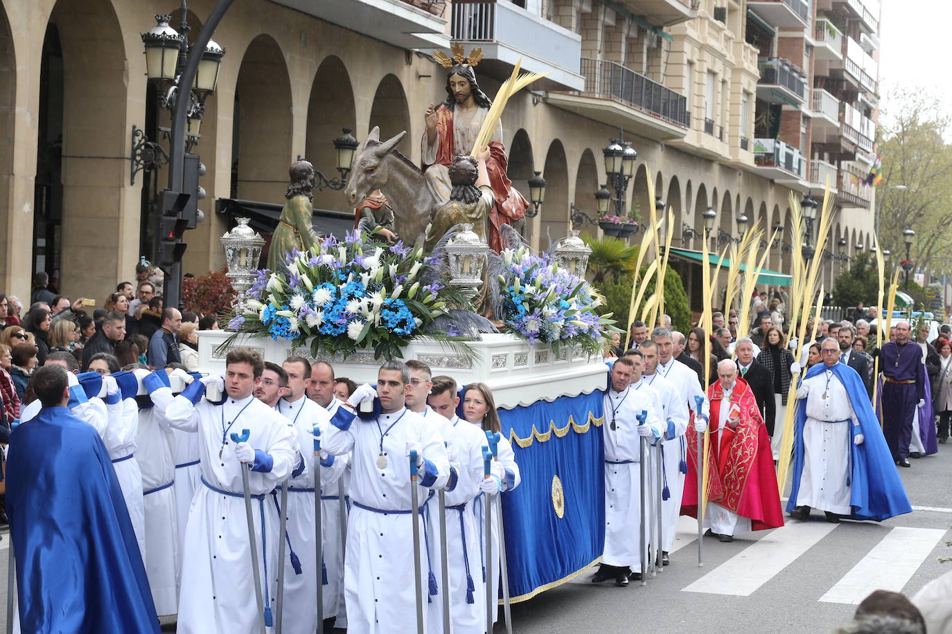 Procesión de la Borriquilla en Logroño