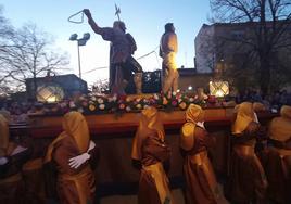 Imagen de la procesión del Santo Entierro en Calahorra.