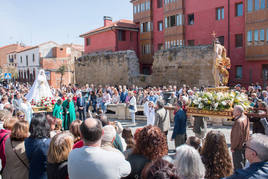 Un momento de la procesión en Santo Domingo de la Calzada