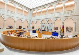 Imagen del Parlamento de La Rioja, cuya última sesión plenaria de la legislatura se celebrará el 28 de abril.