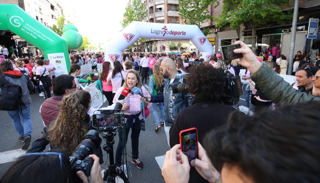 La salida de la Carrera de la Mujer de Logroño