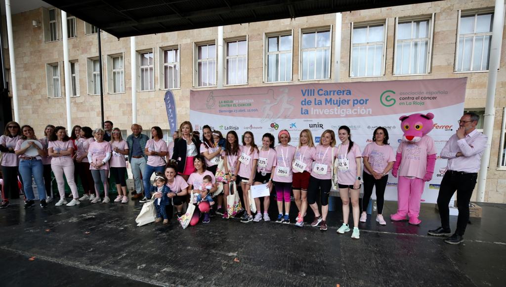 Podio de la Carrera de la Mujer