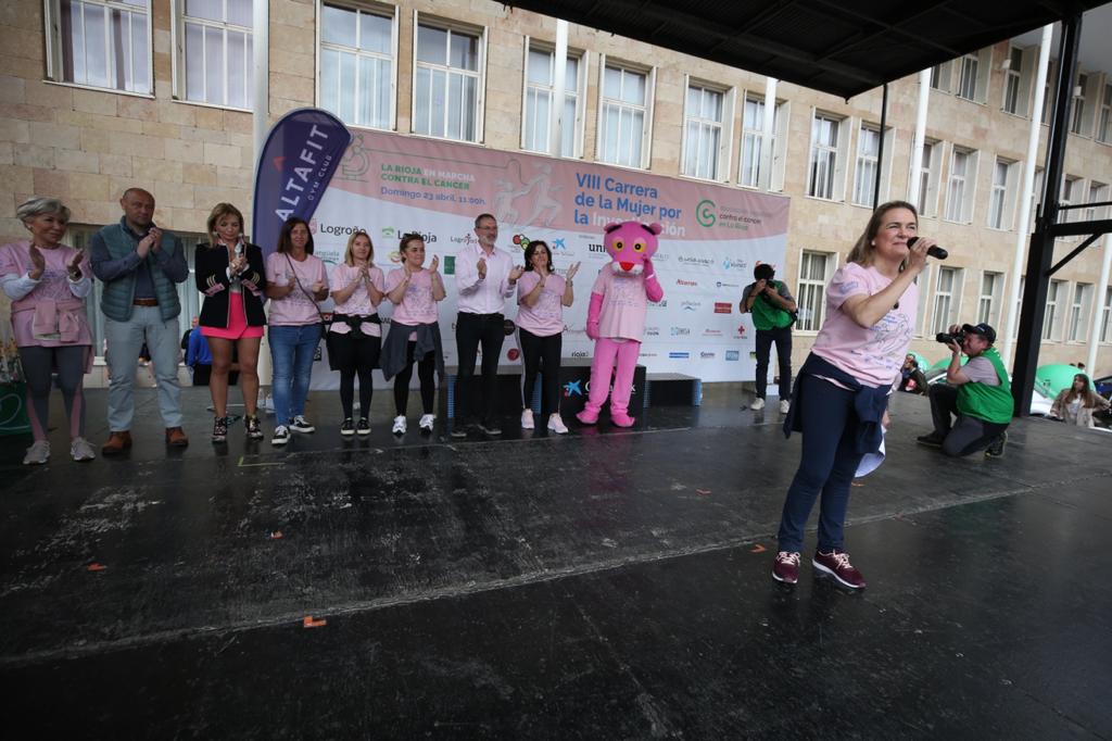 Podio de la Carrera de la Mujer