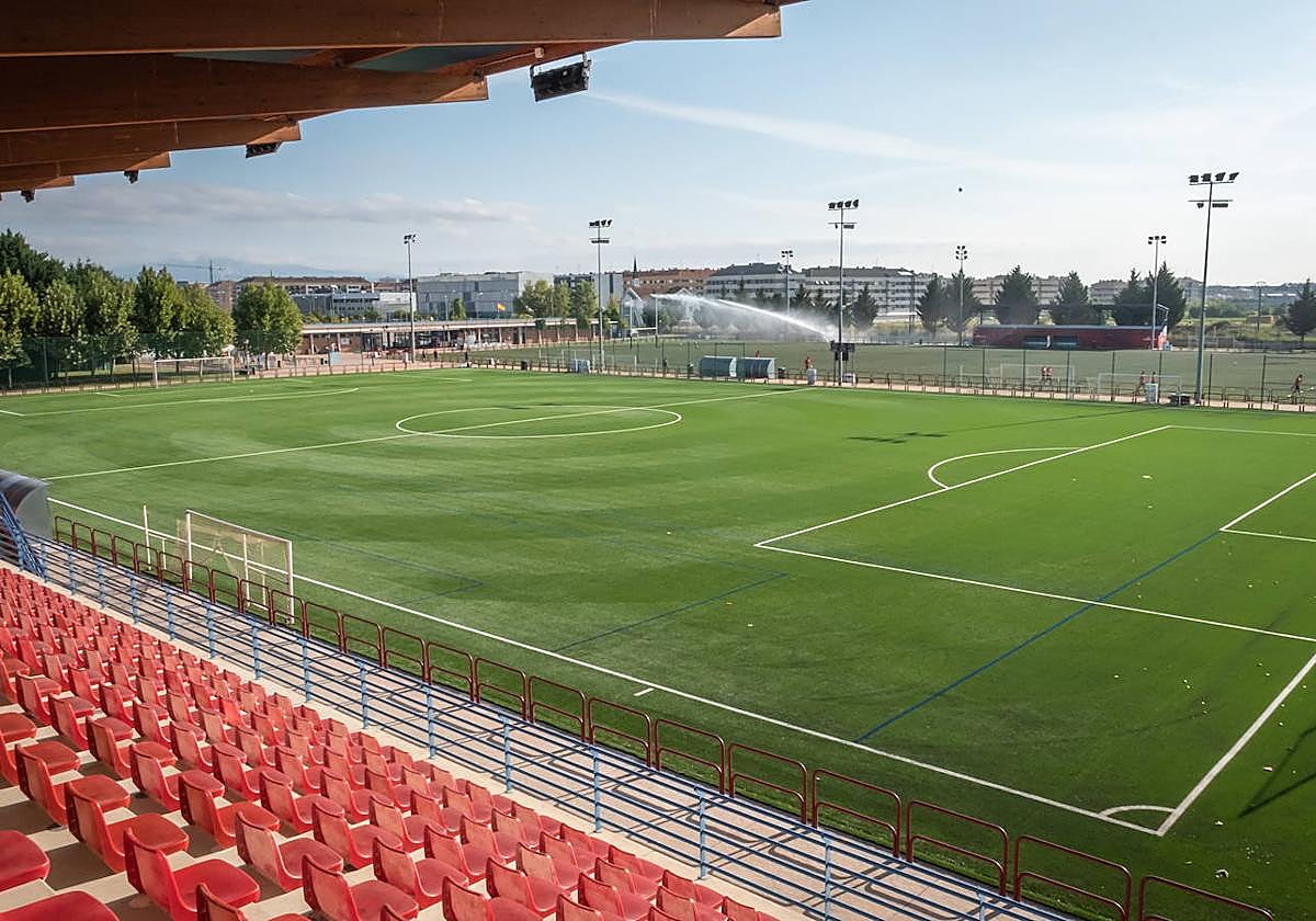 Imagen de los campos de fútbol de Pradoviejo.