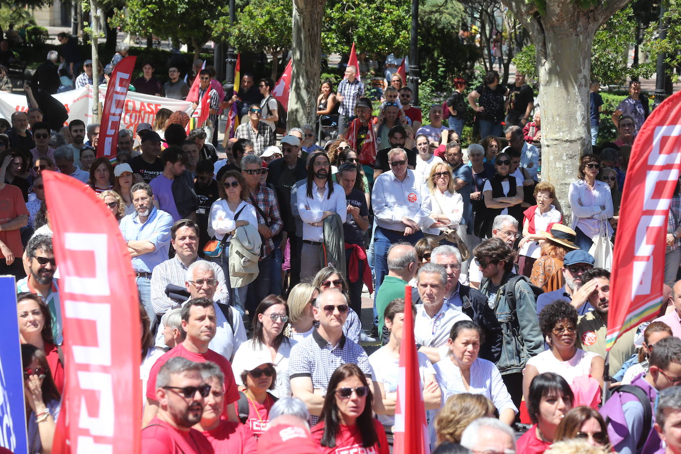 La manifestación del Primero de Mayo en Logroño