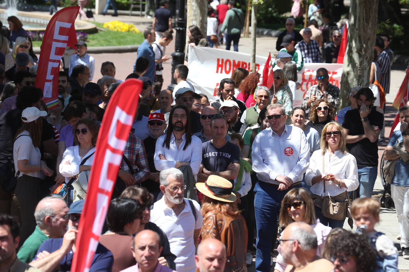 La manifestación del Primero de Mayo en Logroño