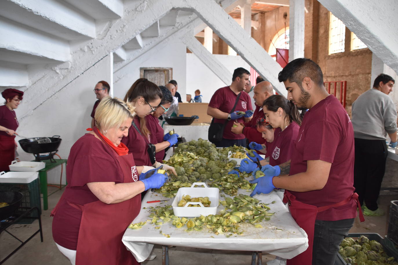 Degustación de pinchos de las peñas en Calahorra