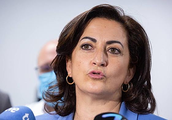 Concha Andreu frebre a los medios