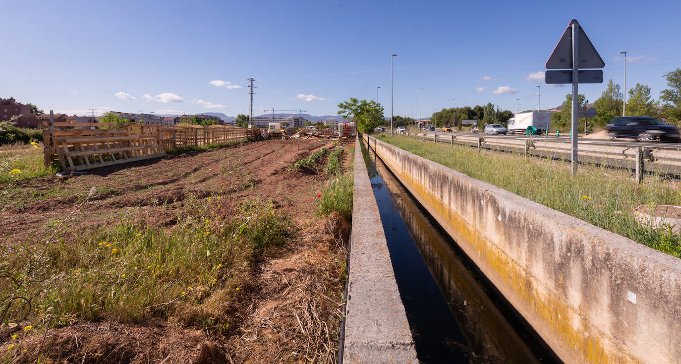 Las huertas sin autorización del Camino Viejo de Lardero