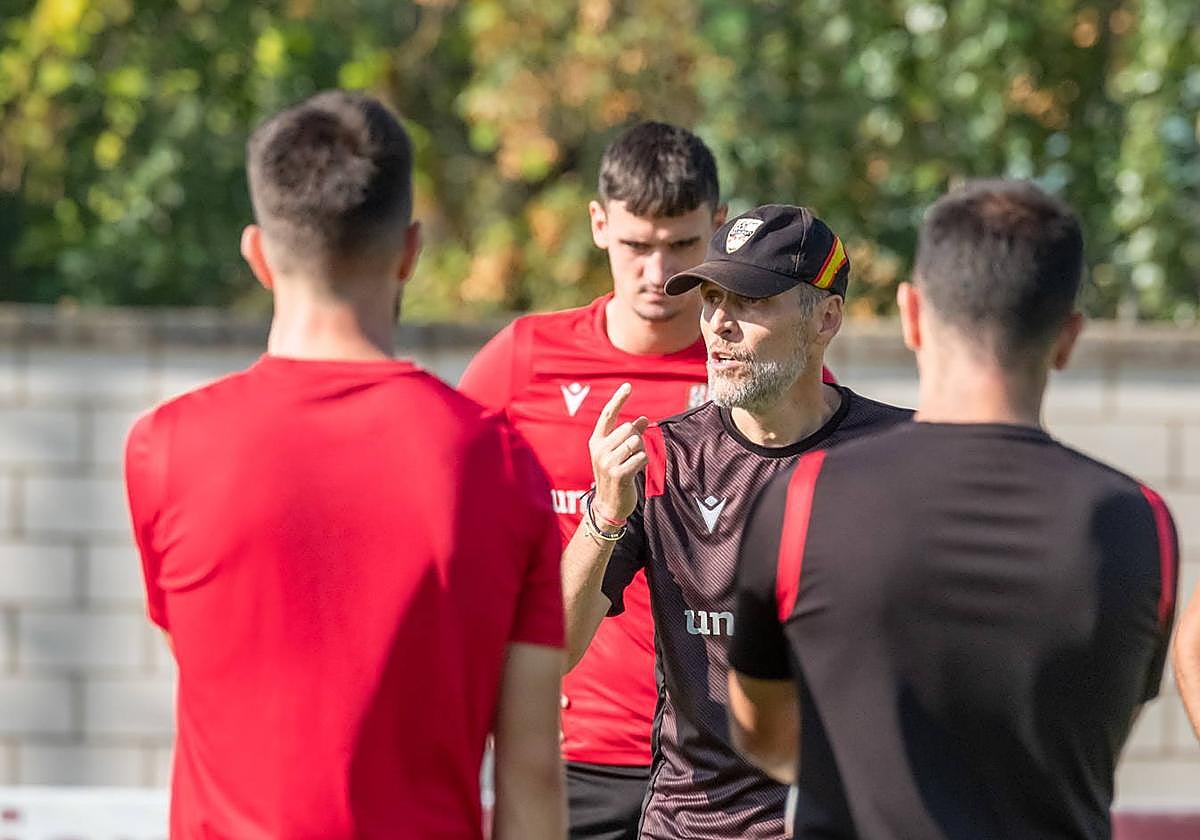 Albert Aguilá, en uno de sus primeros entrenamientos de la pretemporada.