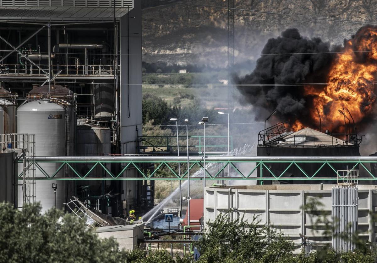 Accidente en la planta de biosiesel ocurrido el 26 de mayo de 2022.