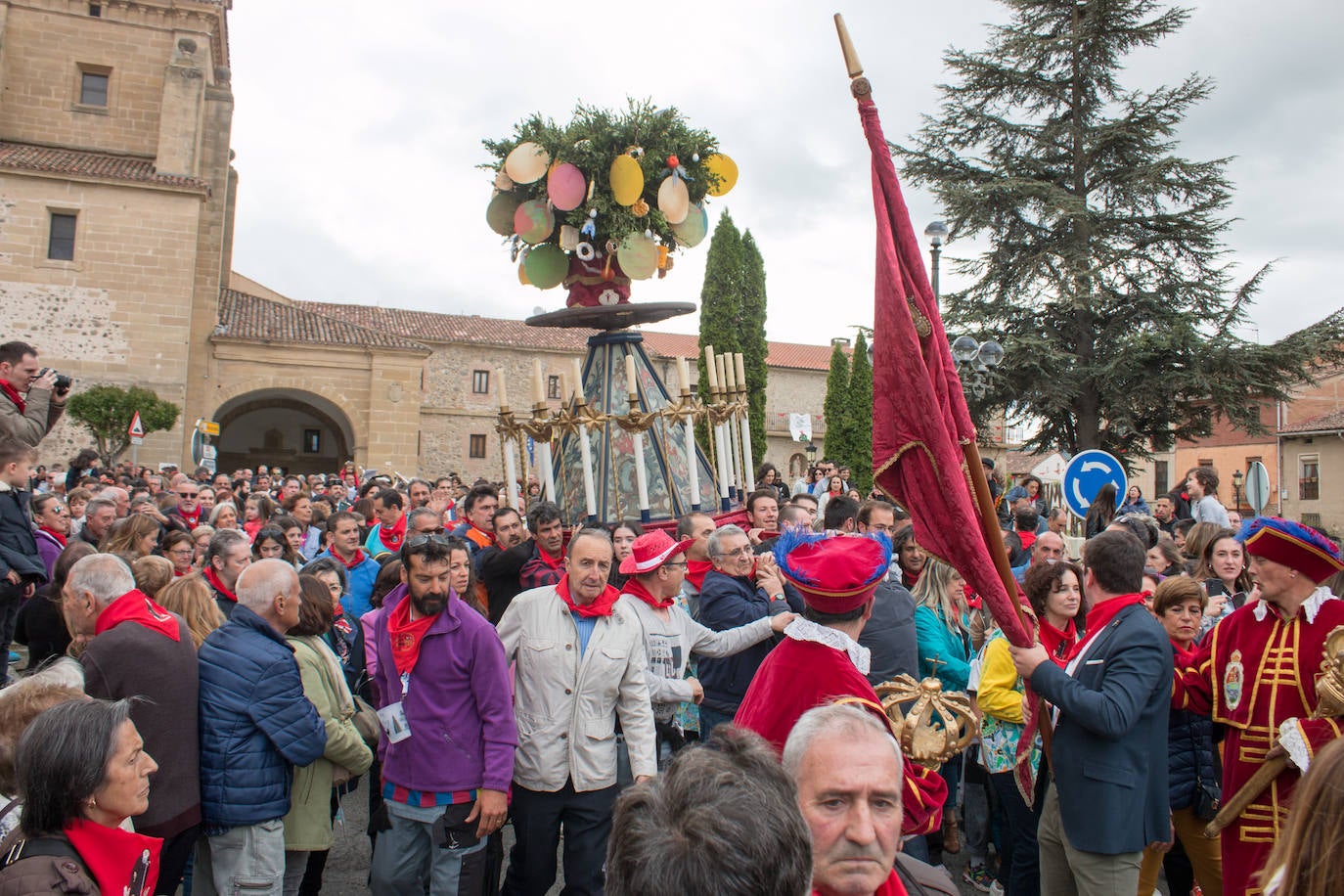 La Rueda, la otra procesión de Santo Domingo