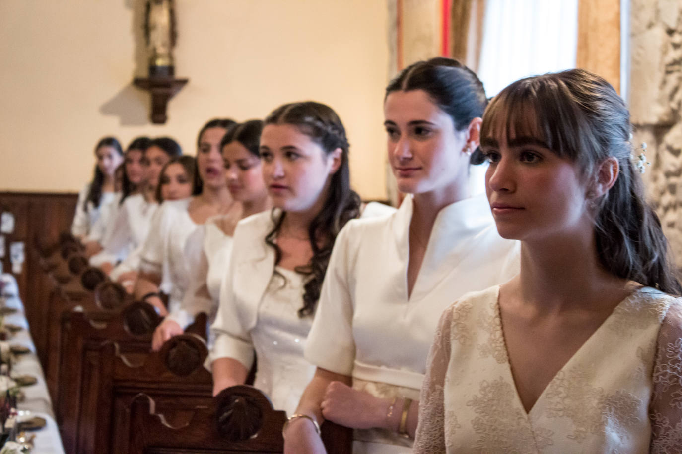 La procesión de las doncellas en Santo Domingo
