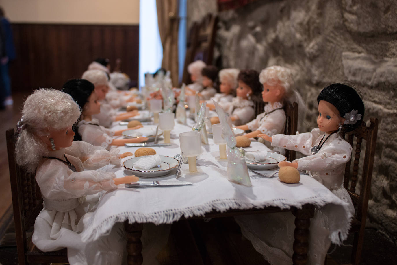 La procesión de las doncellas en Santo Domingo