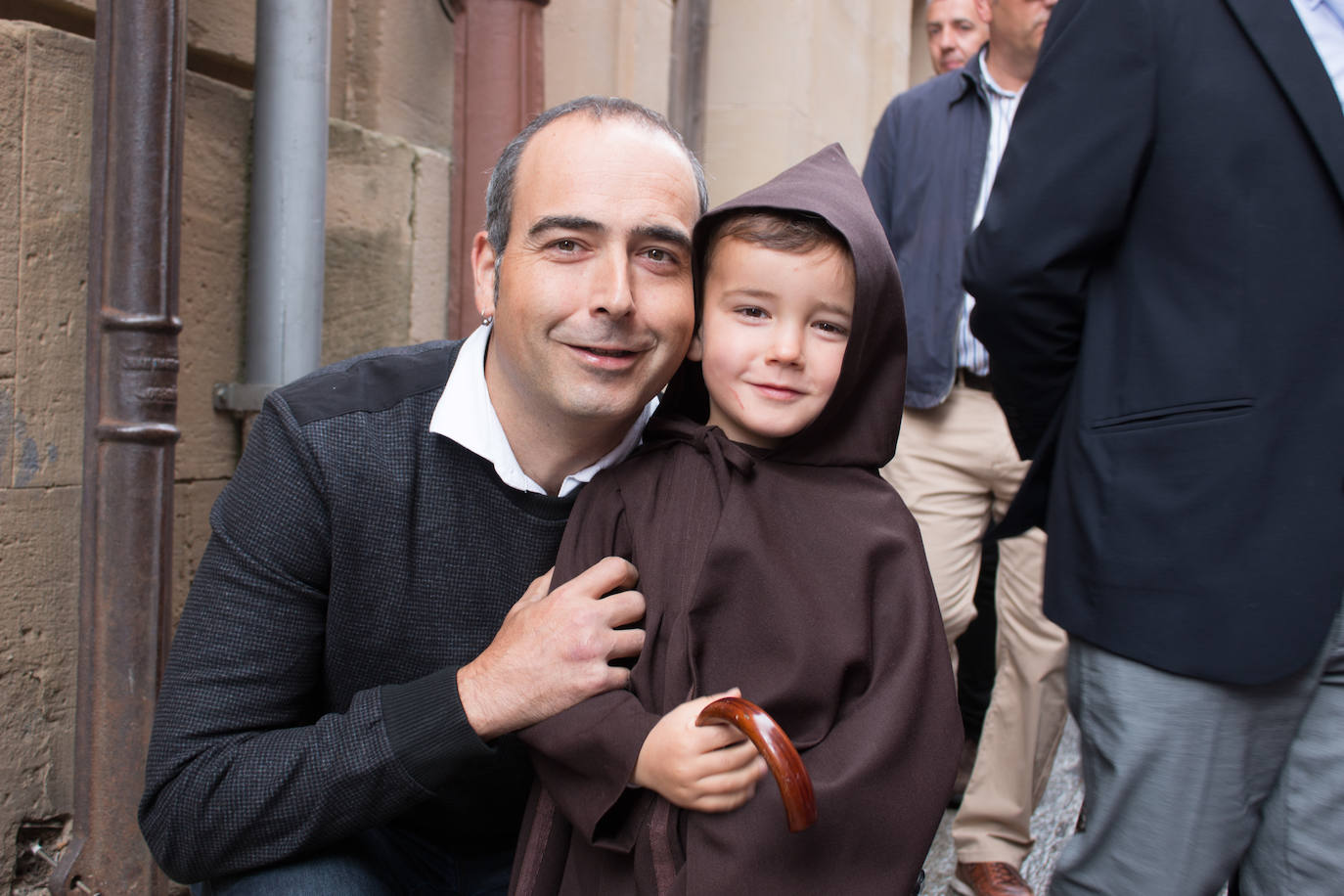 Santo Domingo se vuelca con su patrón