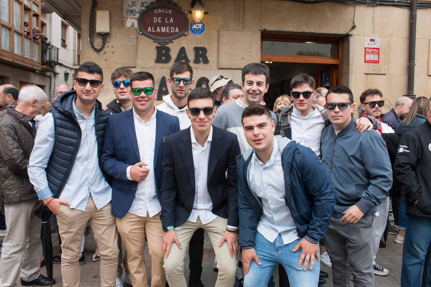 Santo Domingo se vuelca con su patrón