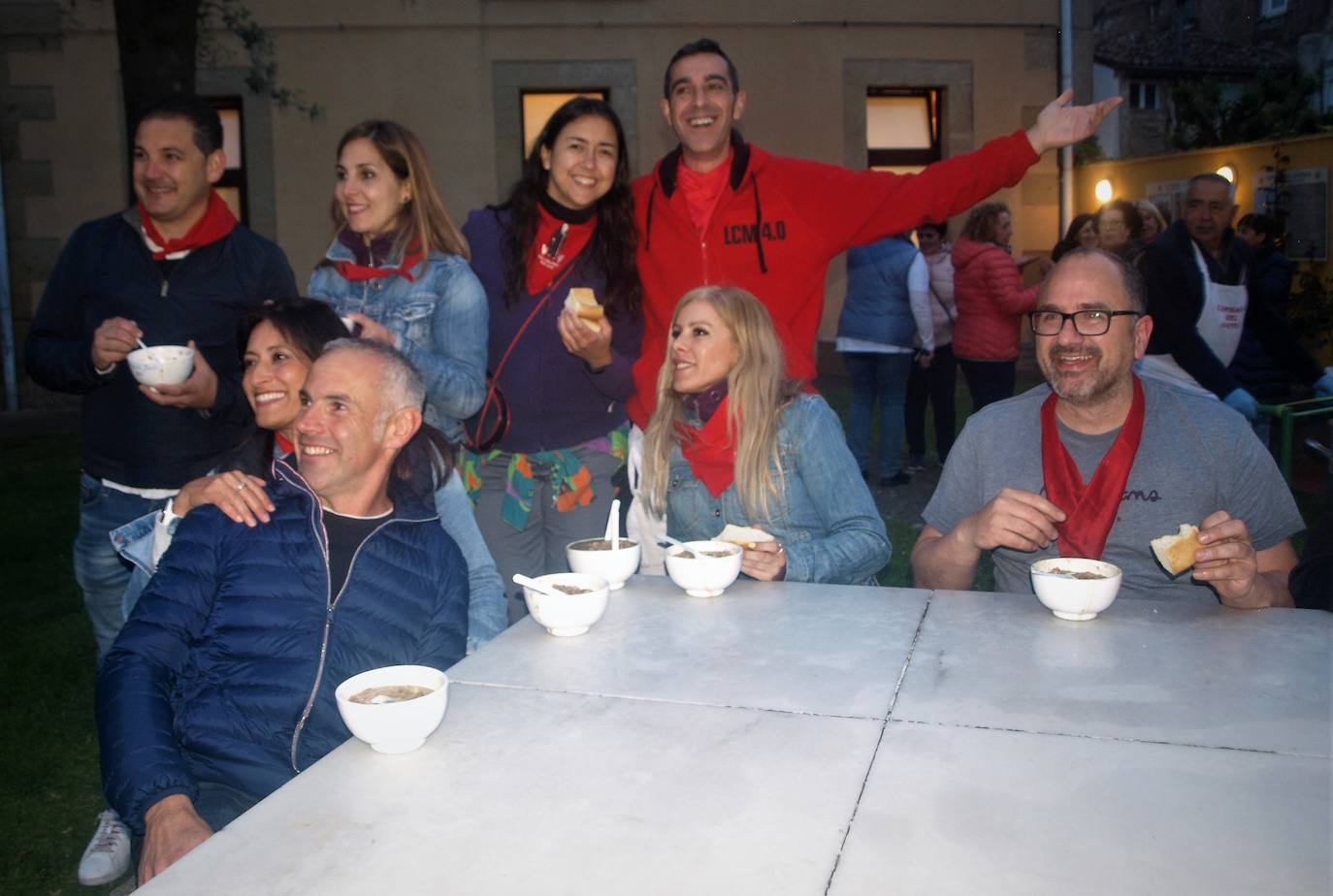 Santo Domingo se vuelca con su patrón