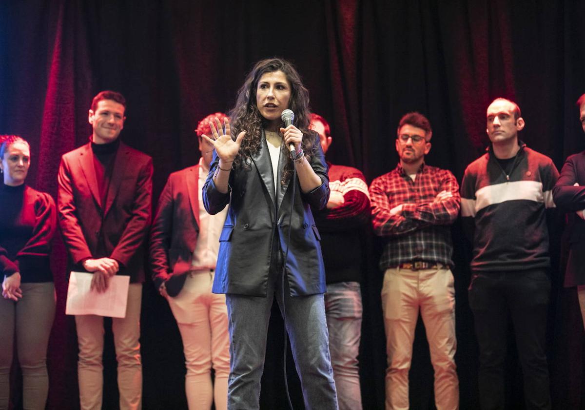 Sonsoles Soriano, durante la presentación de Por La Rioja.