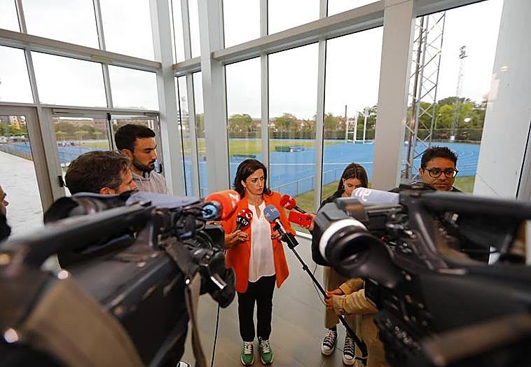 Concha Andreu, este martes.