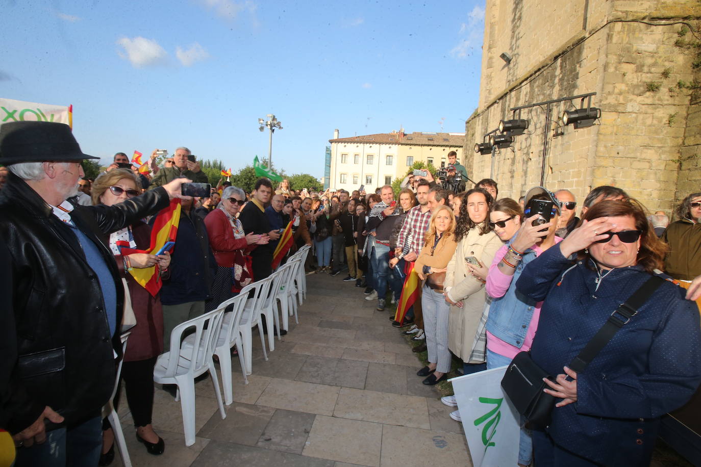 Las imágenes de Abascal en Logroño