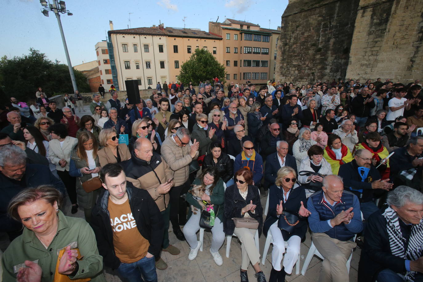 Las imágenes de Abascal en Logroño